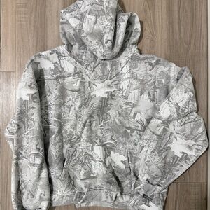 Gray Camouflage Hoodie